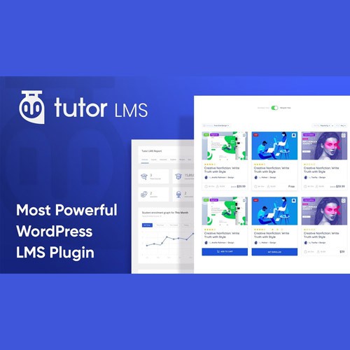 Tutor LMS Pro - Most Powerful WordPress LMS Wordpress Plugin Termurah Clean