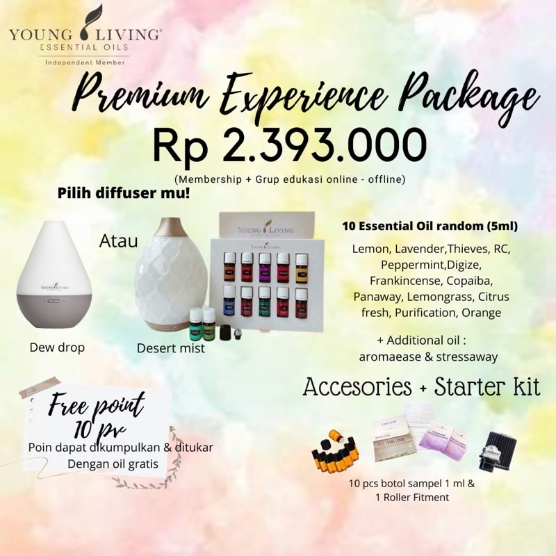 Young Living Premium Experience Package (PEP) / Paket Oil Young Living