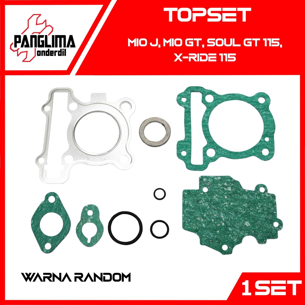 Topset Yamaha Mio GT &amp; Mio J &amp; X-Ride 115 &amp; Soul GT 115 Old Lama-Awal Top Set Paking-Packing-Gasket Kit