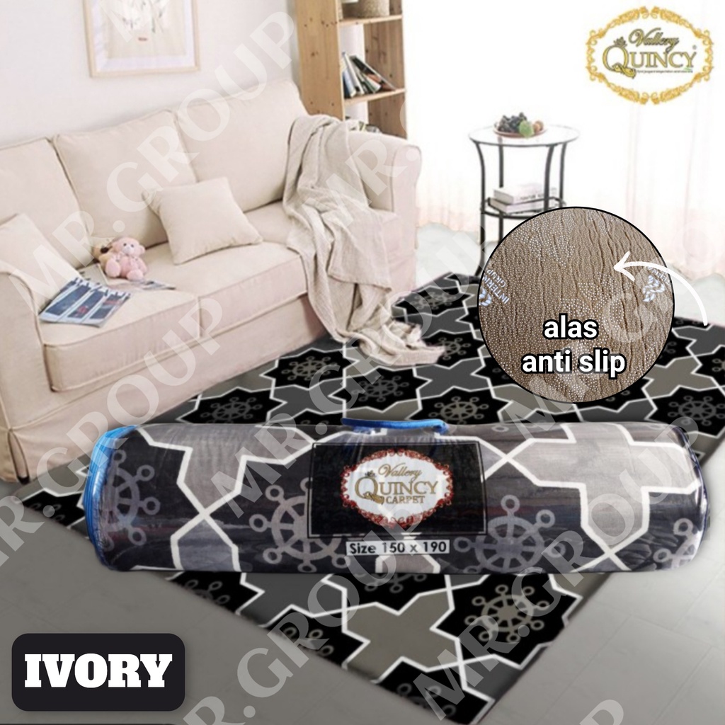 MR.GROUP - KARPET VALLERY QUINCY STANDAR 190X150 CM + TAS - KARPET MALAYSIA INTERNAL GROUP