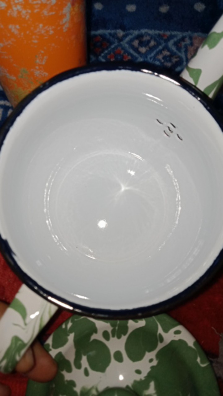 Teko Ceret Poci Jadul Army Vintage / Teko Unik Cebol - Food Grade