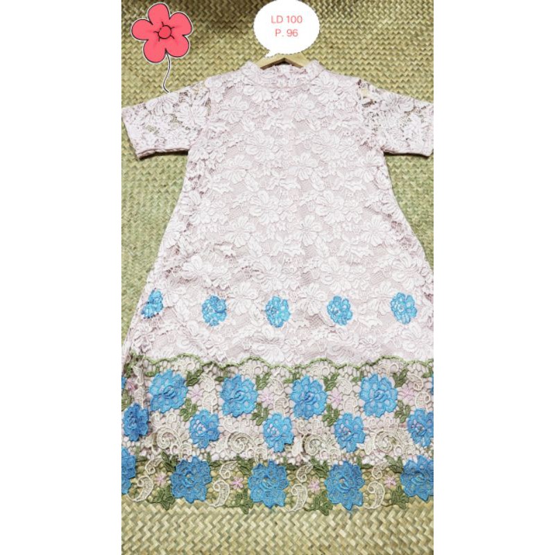 Dress Brokat / gaun brokat