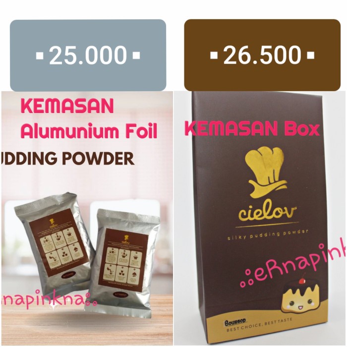 

ds20111w Cielov Silky Pudding Powder - Kemasan Tanpa Box Cielov - Choco Hazelnut Xz20X1Z11