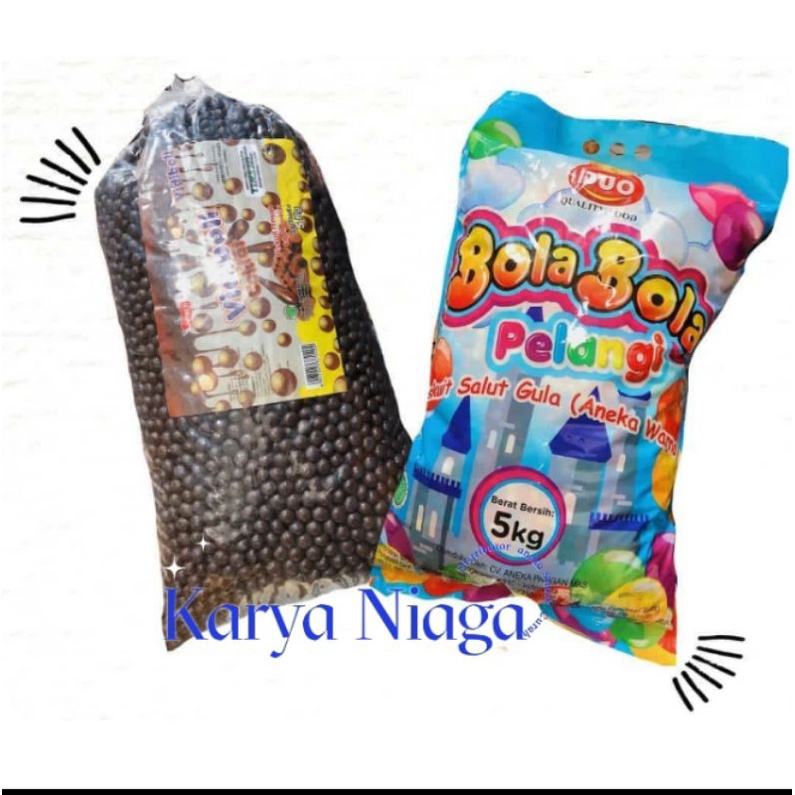 

snack bola pelangi250 gram