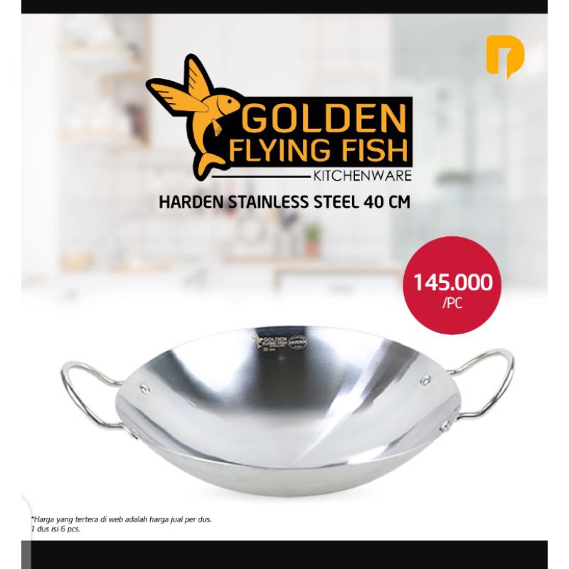 WAJAN STAINLESS 40cm anti KARAT