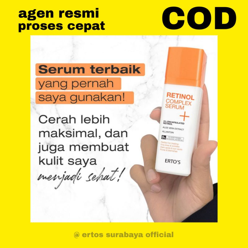 ERTOS RETINOL COMPLEX SERUM HIGH DOSE 3% RETINOL BPOM