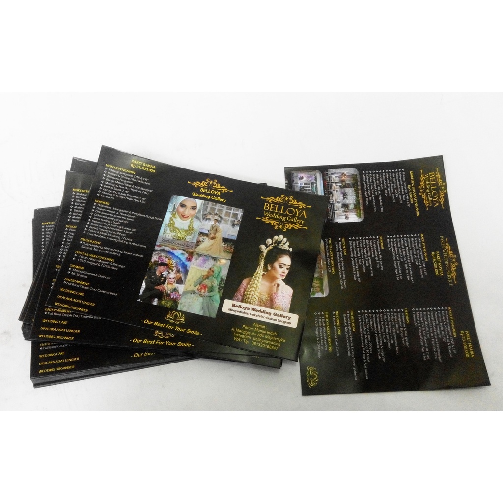 

Brosur F4 (21x33cm) 2 sisi Art Paper 120gsm 1000 Lembar Full Colour