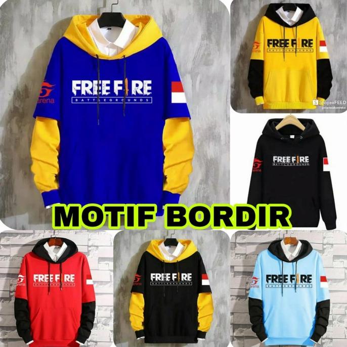 Jaket Free Fire Anak, Jaket Free Fire Anak Laki Laki, Jaket Hodie Anak