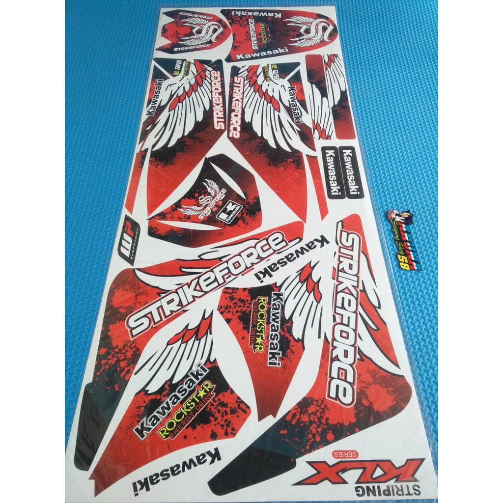 Striping Sticker Lis Motor Variasi Thailook KLX Old