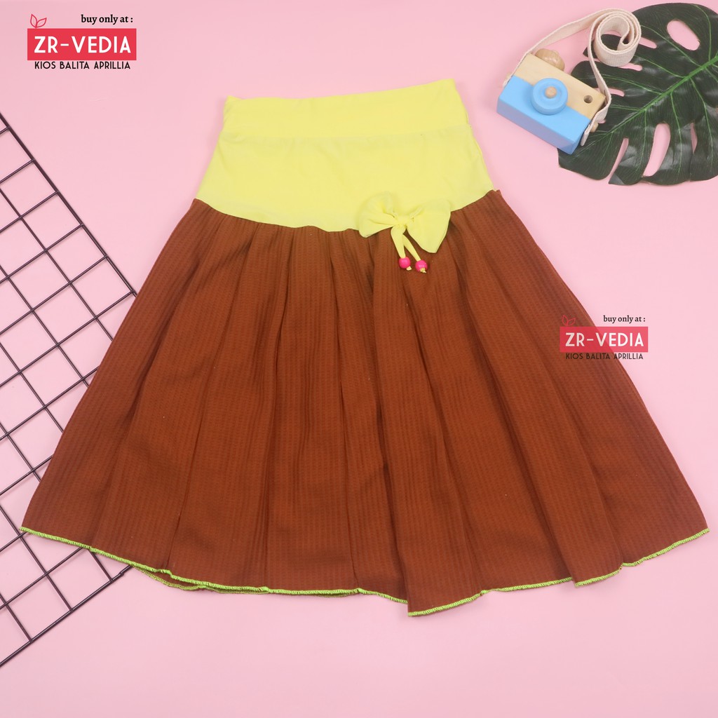 [POLOS] Rok Pita Bianca uk 8-10 Tahun / Skirt Polos Import Motif Anak Perempuan Cewek Skirt Pendek