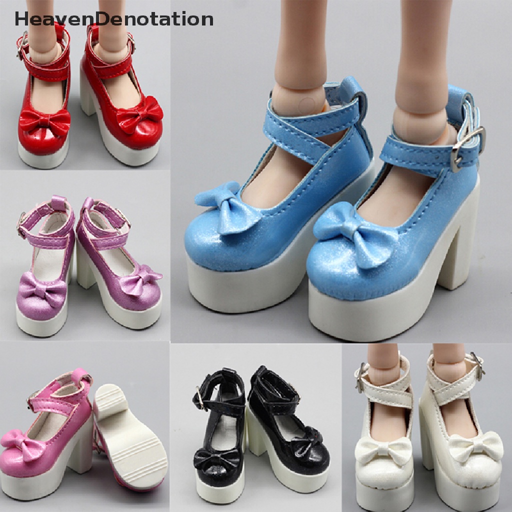 1 Pasang Sepatu High Heels Boneka Princess Ukuran 60cm Untuk 1 / 3 1 / 4 Bjd Sd