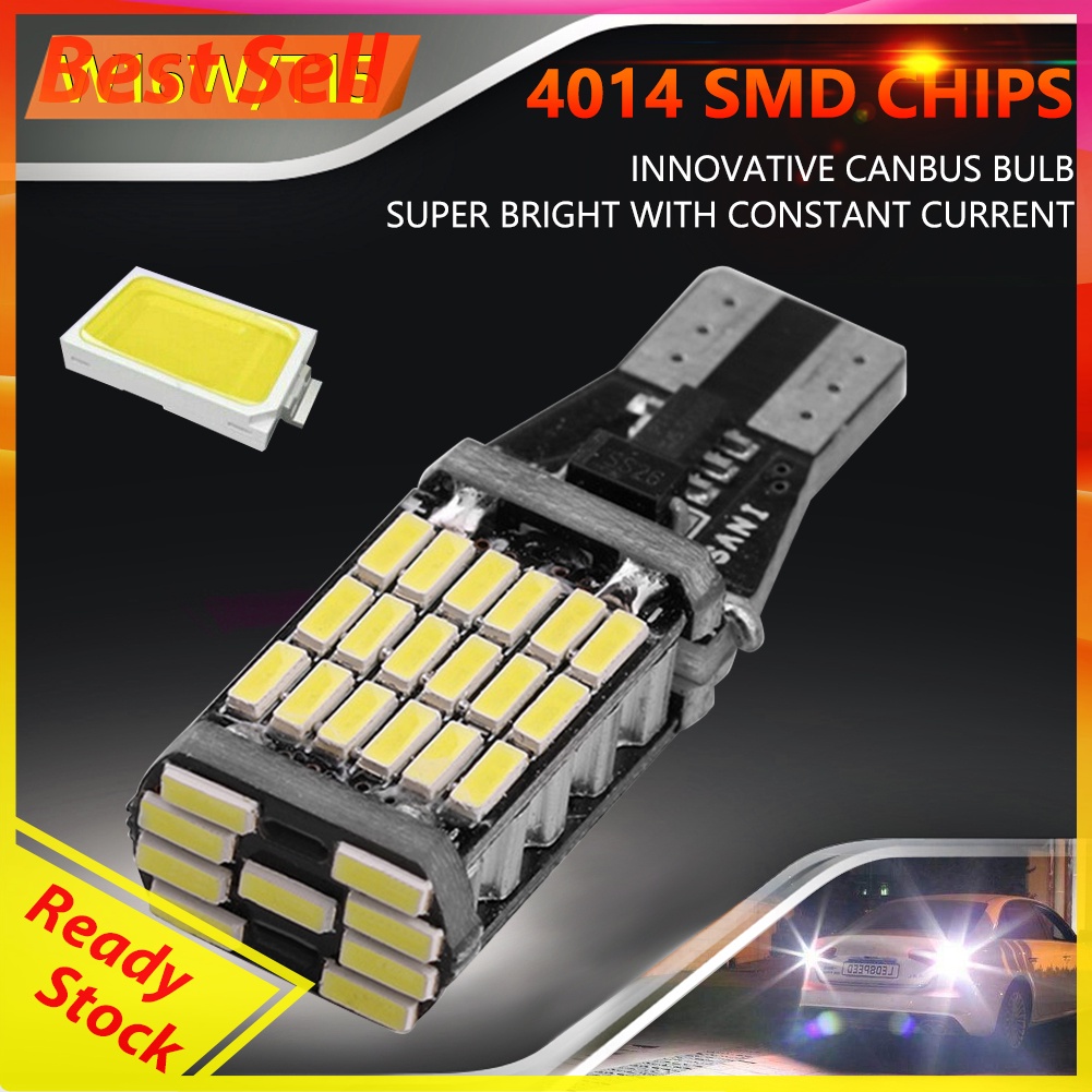 T15 W16W LED Car Reverse Light Bulb Canbus 4014 45 SMD 12V Turn Signal Lamp