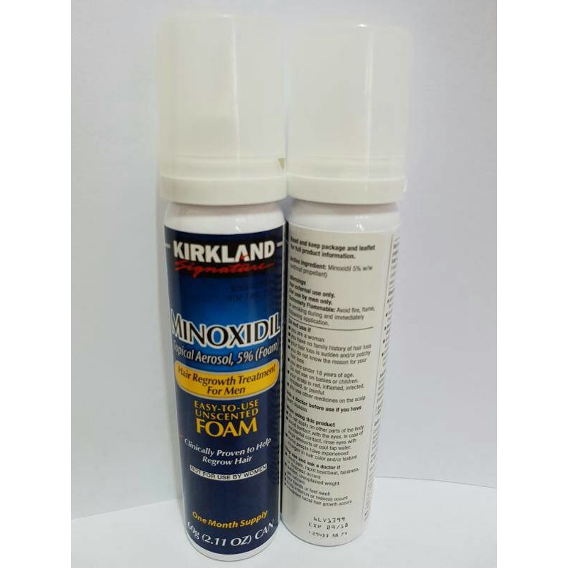minoxidil topical aerosol 5% (foam)