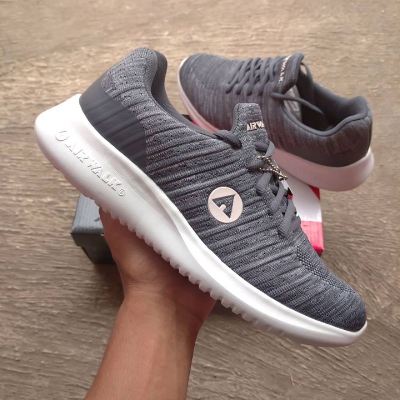Sepatu Sneakers AIRWALK Lucas - Grey Pink ORIGINAL - BNIB
