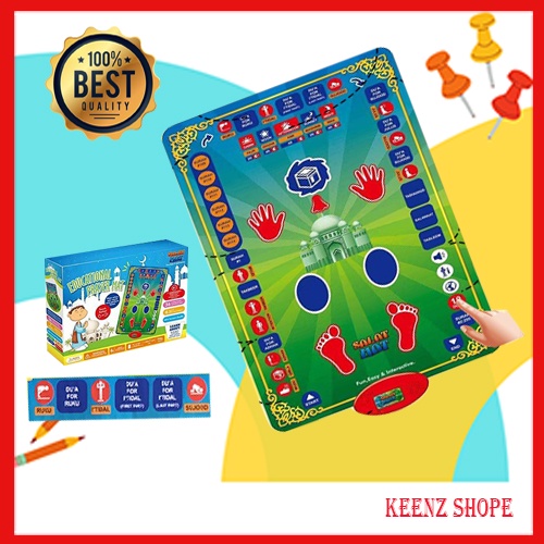 Smart Sajadah Sejadah Peralatan Sholat Solat Pintar Perlengkapan Shalat Mainan Anak Edukasi Elektron