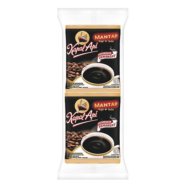 

Kopi Kapal Api Rasa Mantap Plus Gula 25gr (kemasan renceng)/ Kopi Kapal Api Murah