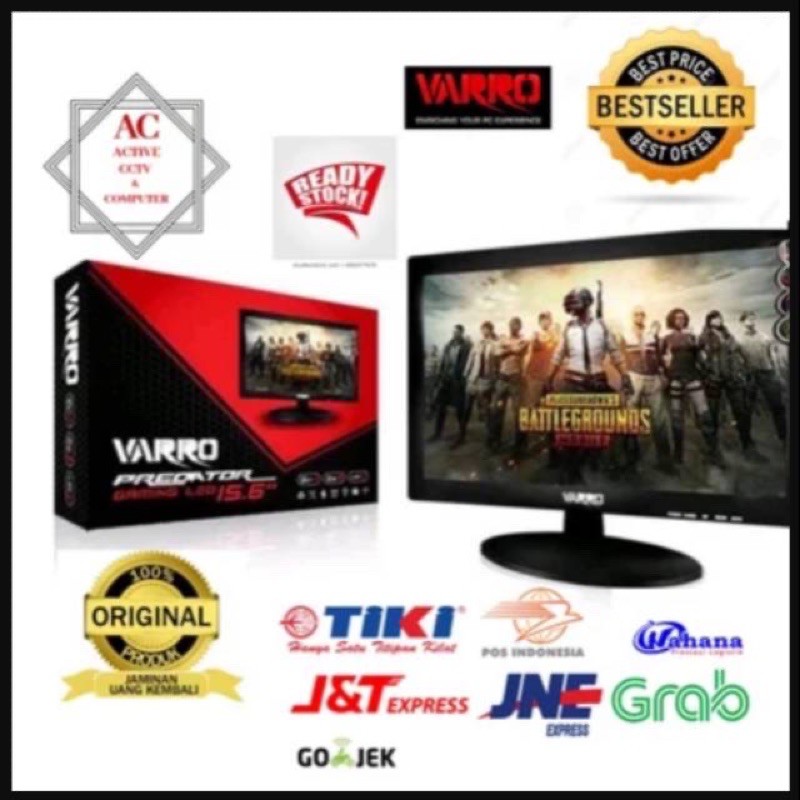 MONITOR VARRO 19 inc UNTUK COMPUTER DAN CCTV HDMI DAN VGA PC