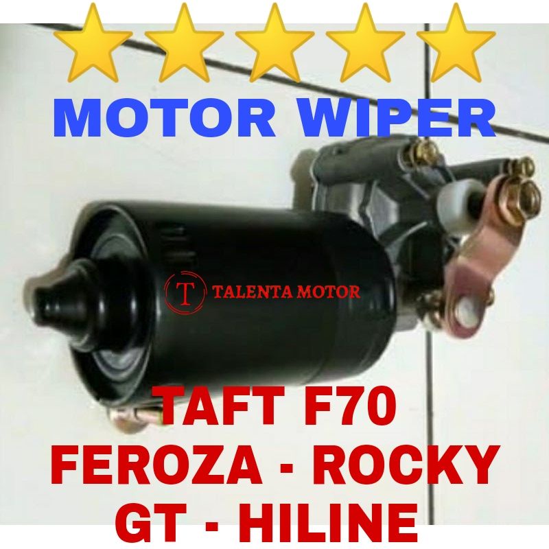 Bergaransi. F50. Dinamo Penggerak Wiper Depan Taft GT  F70 Hiline Rocky Feroza BADAK KEBO