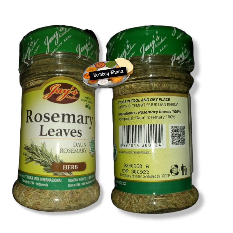 

Jay's Rosemary Leaves rosemary kering jays 40 gram