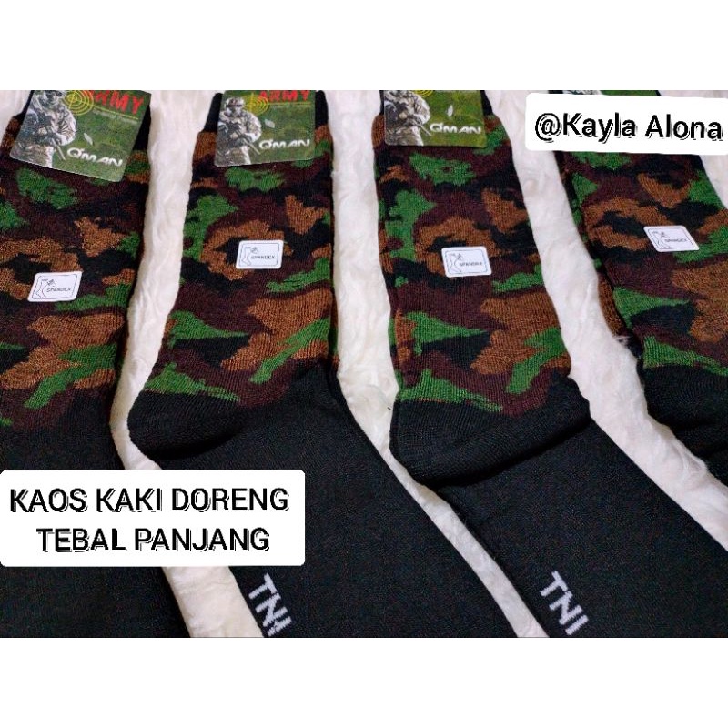 KAOS KAKI DORENG TEBAL PANJANG