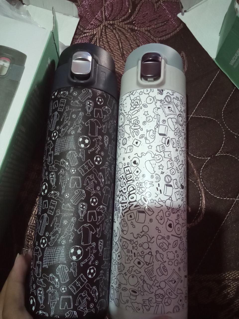 Tumbler Custom Botol Minum Termos Stainless 500ml - Tumbler Print Uv