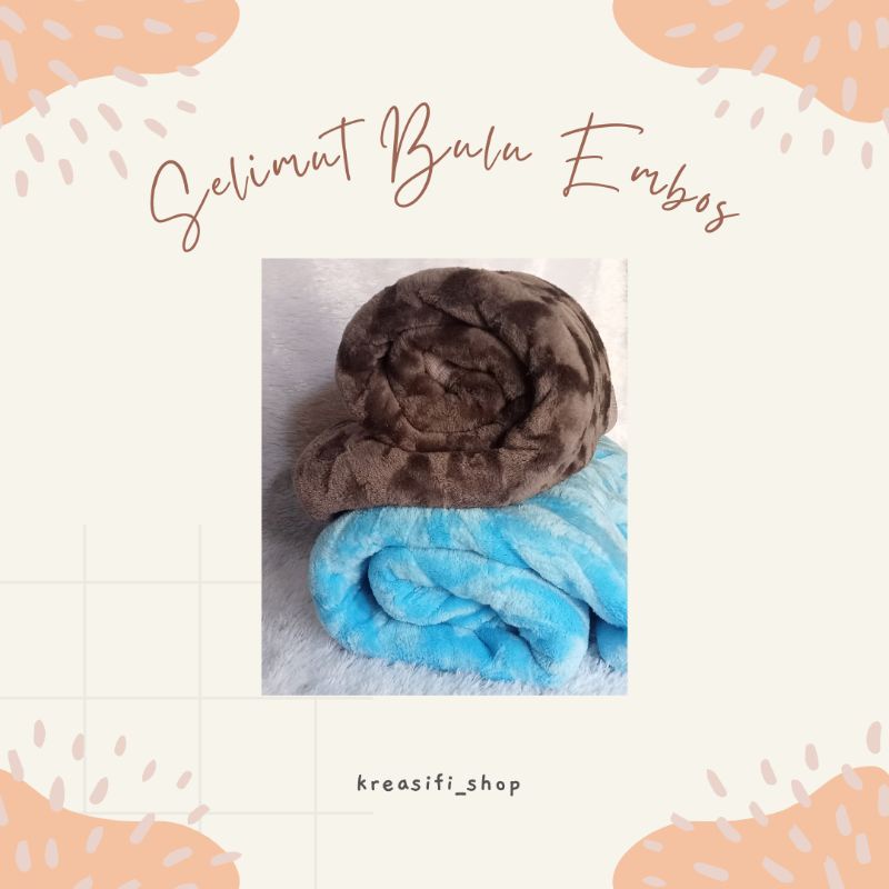 selimut bulu / selimut halus