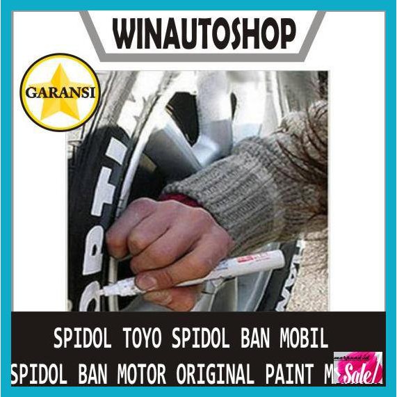 

ACCMOTOR- SPIDOL TOYO SPIDOL BAN MOBI SPIDOL BAN MOTOR ORIGINAL PAINT MARKER -ASLII.