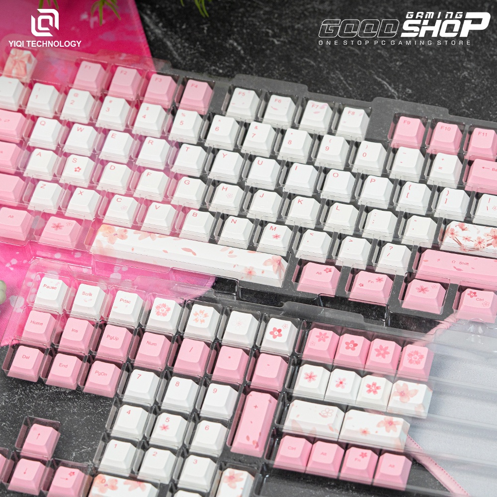 Yiqi Keycaps New cherry PBT Dye-Sub Cherry Profile