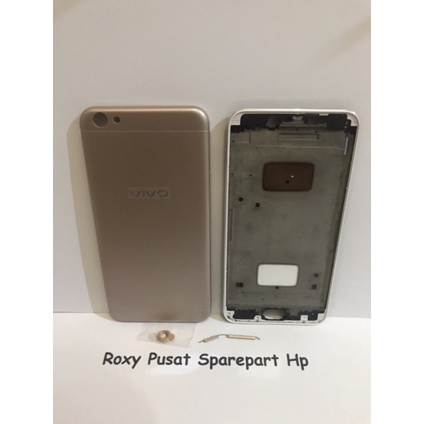 Casing Fullset Vivo V5 V5S Warna Gold | Kesing Housing Frame Backdoor Vivo V5 V5S Original