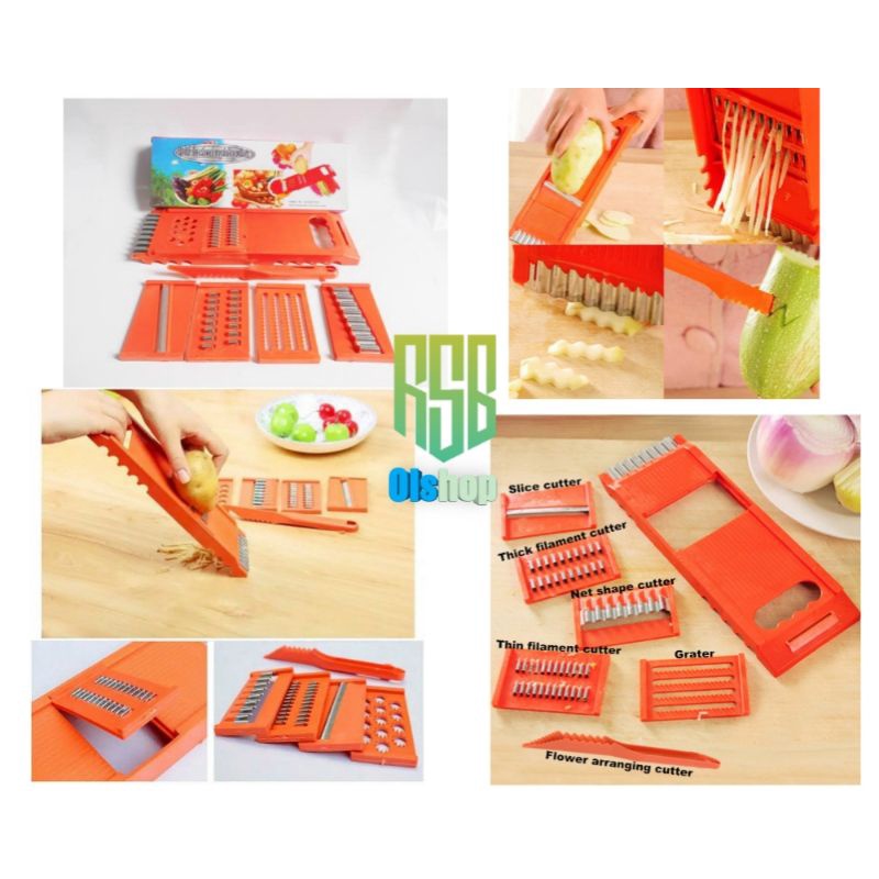 PARUTAN SERBAGUNA PARUT MULTIFUNGSI 8 IN 1 PARUT SAYURAN PARUTAN BUAH