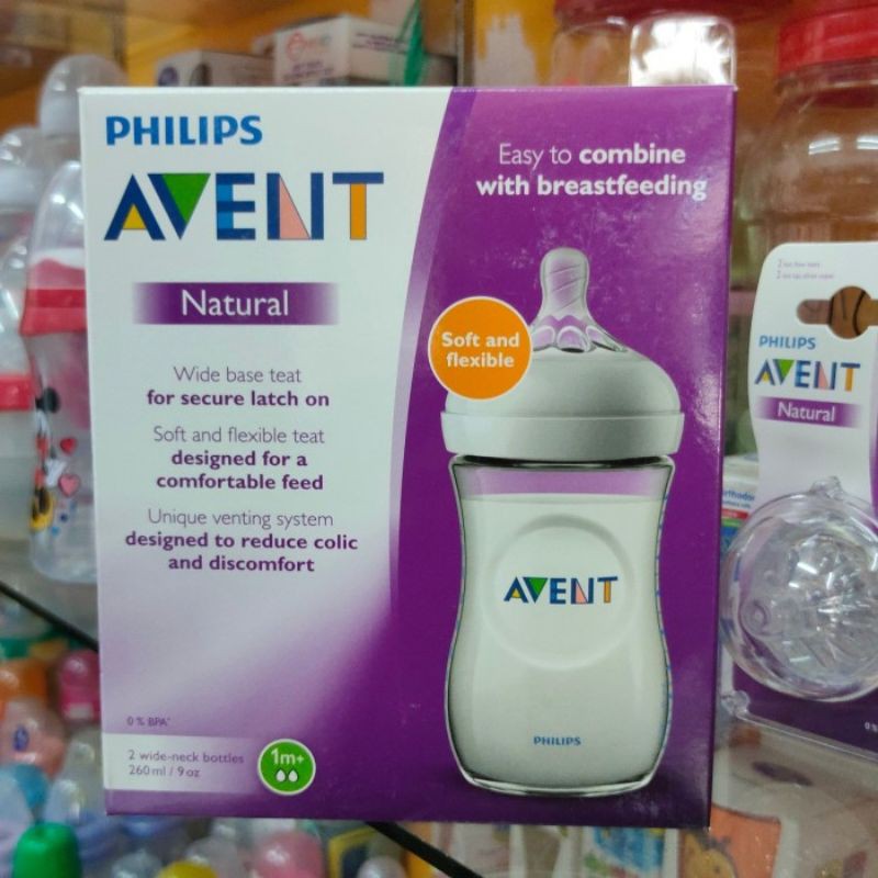 Botol Susu Philips Avent Natural Bottle 260ml