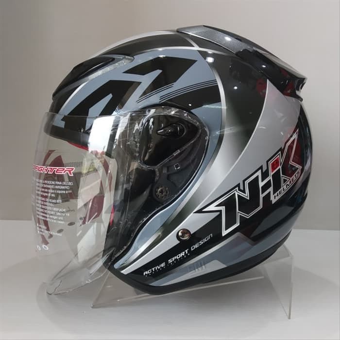 Helm NHK R6 Uriken Black Silver Original