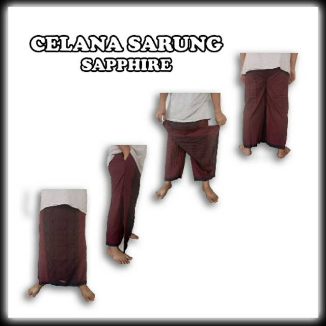 Sarung Celana Dewasa Fashion Muslim Sapphire