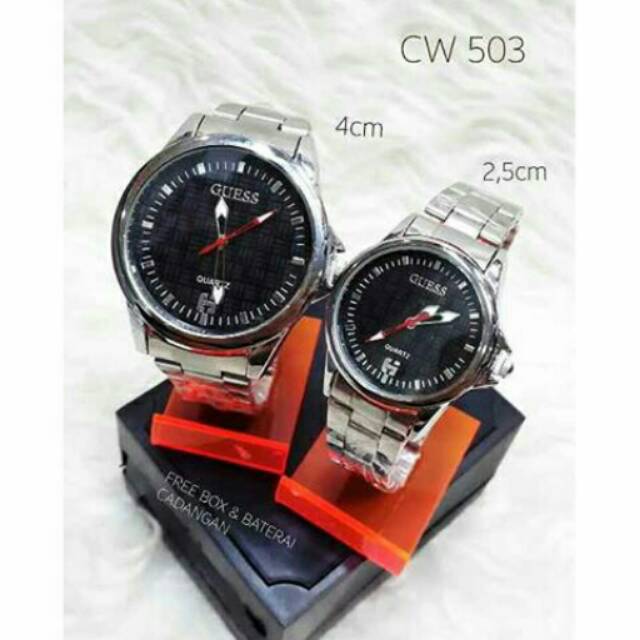 Jam tangan couple guess