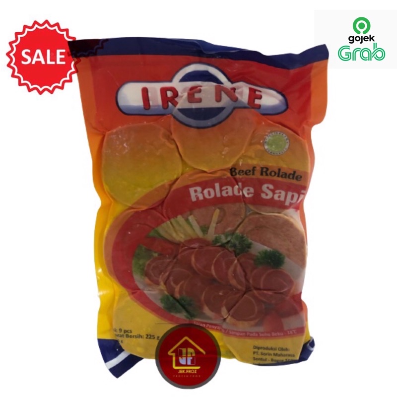 

rolade iren 225gr rolade sapi daging rolade beef irene