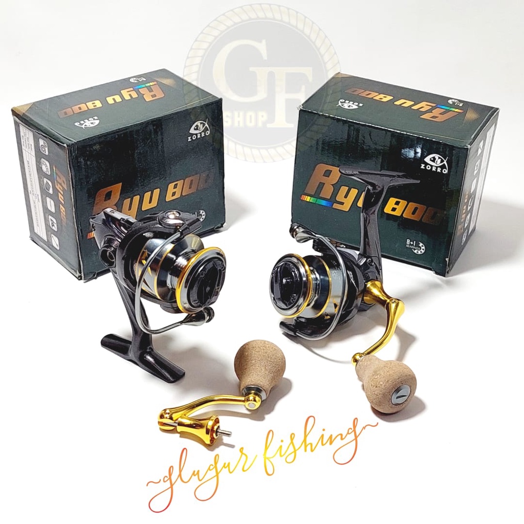 REEL SPINNING ZORRO RYU-800 POWER HANDLE / 8+1 BALL BEARING