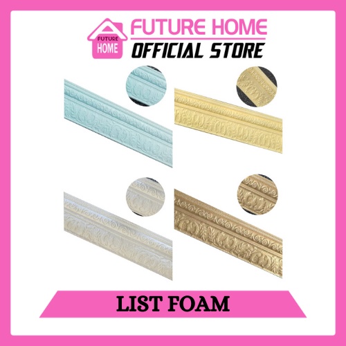 List Border Foam Plafon List Profil Foam Moulding Wallpaper Dekorasi Borders Plafon