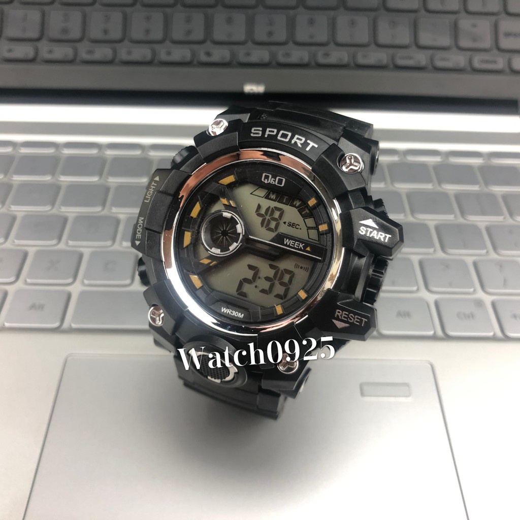 COD Jam Tangan Digital Wanita Pria Tahan Air Fashion Watch LED Tampilan Layar Besar Dengan Font Warna-warni M139-M87-Hitam