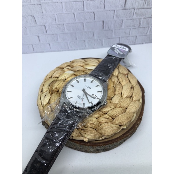 Jam Tangan Pria Alba Quartz kulit AS9F61X1 Original garansi resmi alba