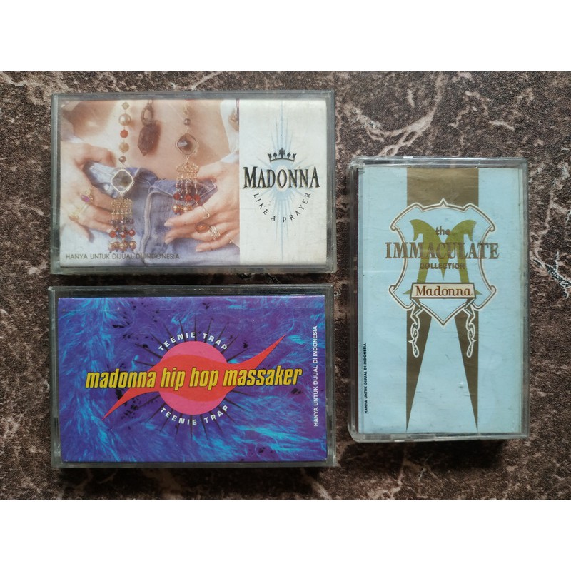 Kaset Pita Madonna The Immaculate Collection - Like A Prayer - Madonna Hip Hop Massaker