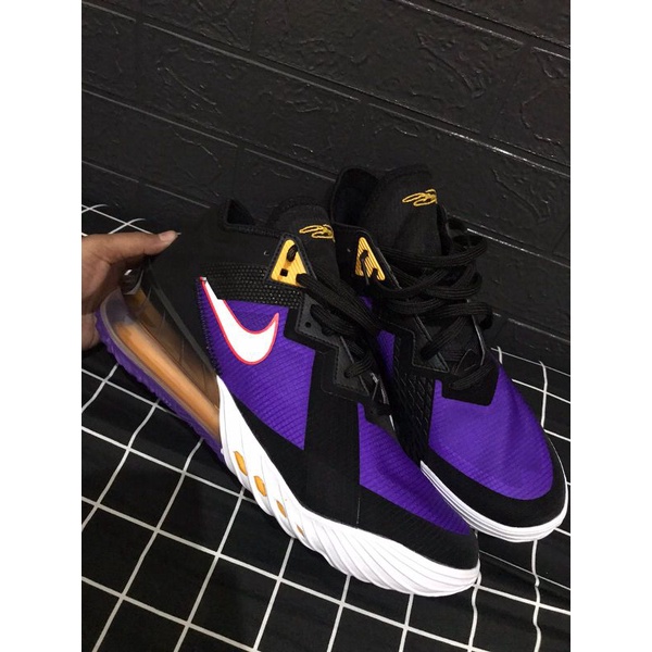 sepatu Lebron 18 low fierce purple