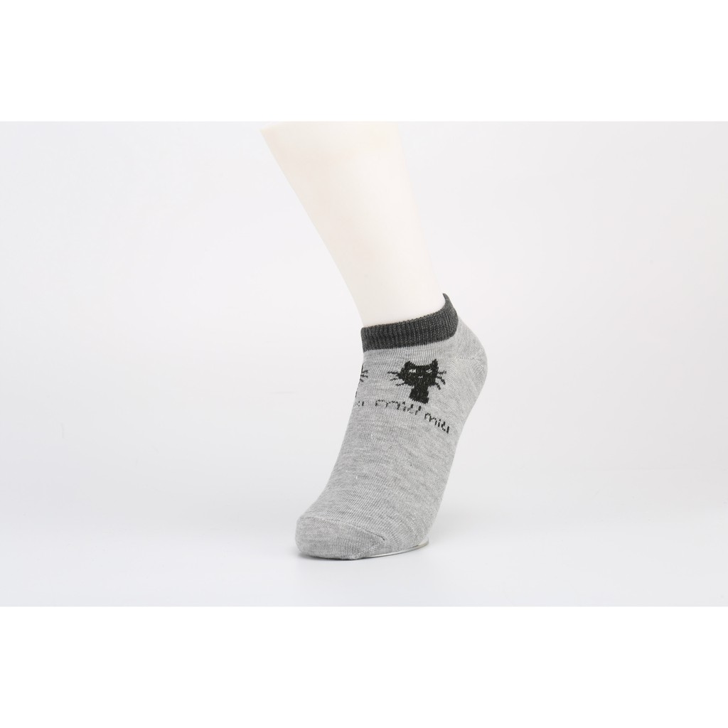 BEE - Kaos Kaki Ankle Cute Kaos Kaki Pendek Motif Semata Kaki Import Murah SC - 16-ABU