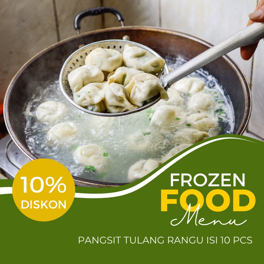 

Pangsit Tulang Rangu Frozen Arshaka Food isi 10 pcs