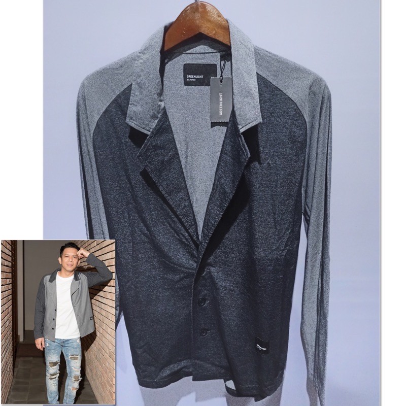 Jaket Blazer GREENLIGHT ORIGINAL motif Klasik JG0510
