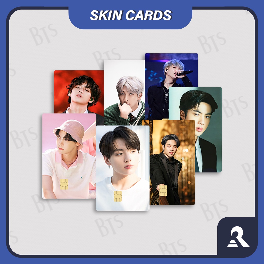 Member BTS Version (Skin / Sticker Kartu ATM, Flazz, Debit/Kredit) | Sticker ATM, Skin Card Atm Mura
