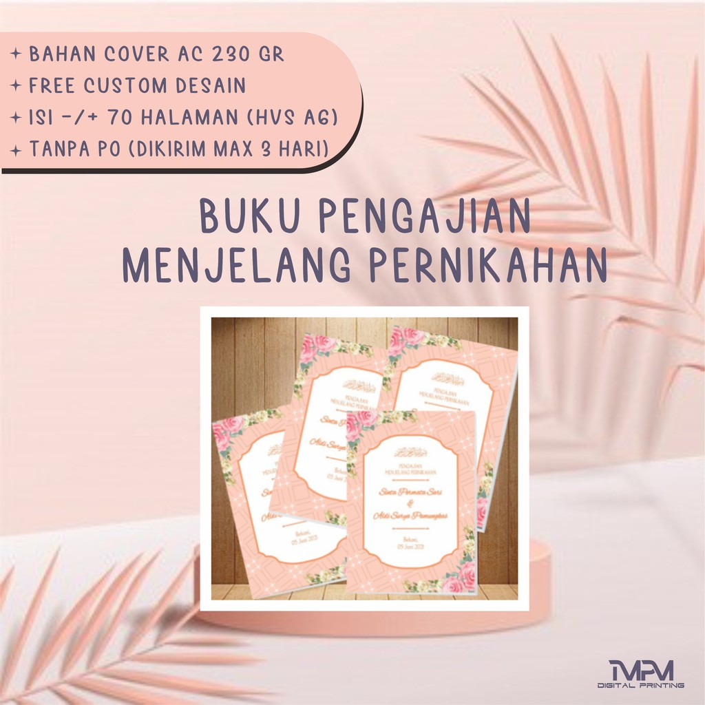 Buku Pengajian Menjelang Pernikahan | Buku Pengajian Pra Pernikahan | Buku Pengajian Pernikahan Cust