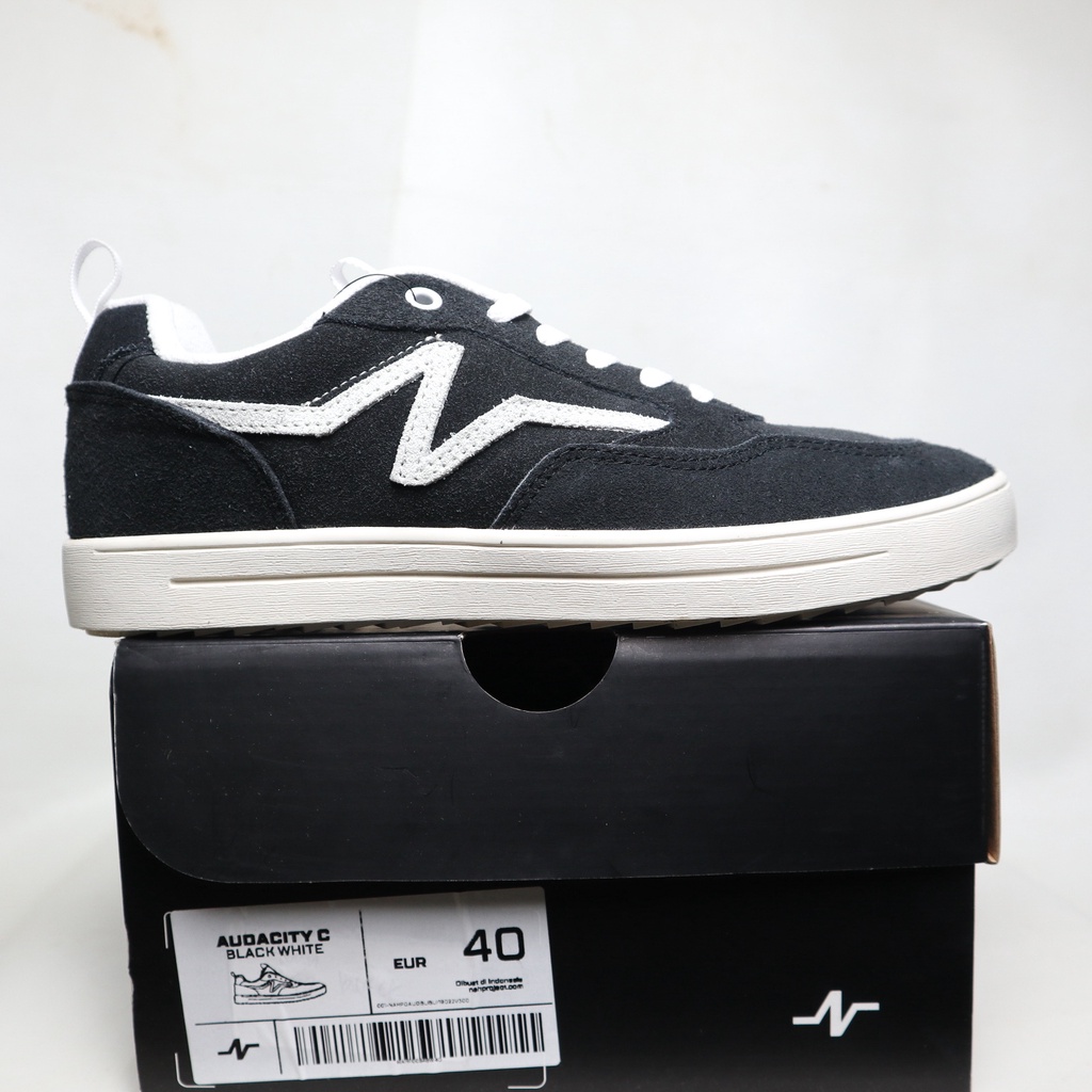 NAH Project Audacity C Sepatu Kasual Original Black White