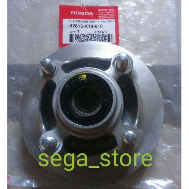 Nap gear dudukan gear belakang honda verza ori original AHM 42615-K18-910