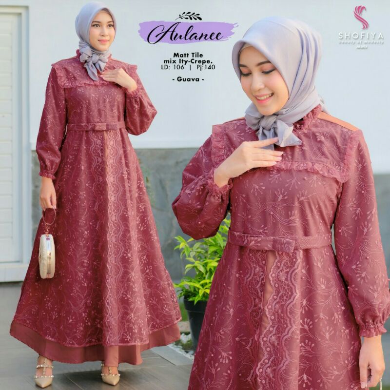 AULAANEE Maxi Dress  Ori by Shofiya