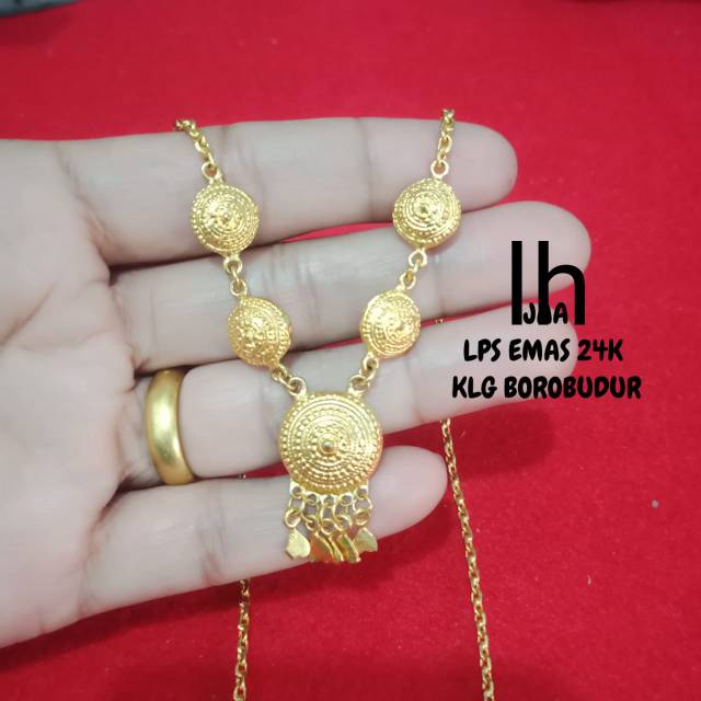 Kalung , anting borobudur, bisa disepuh ulang, awet